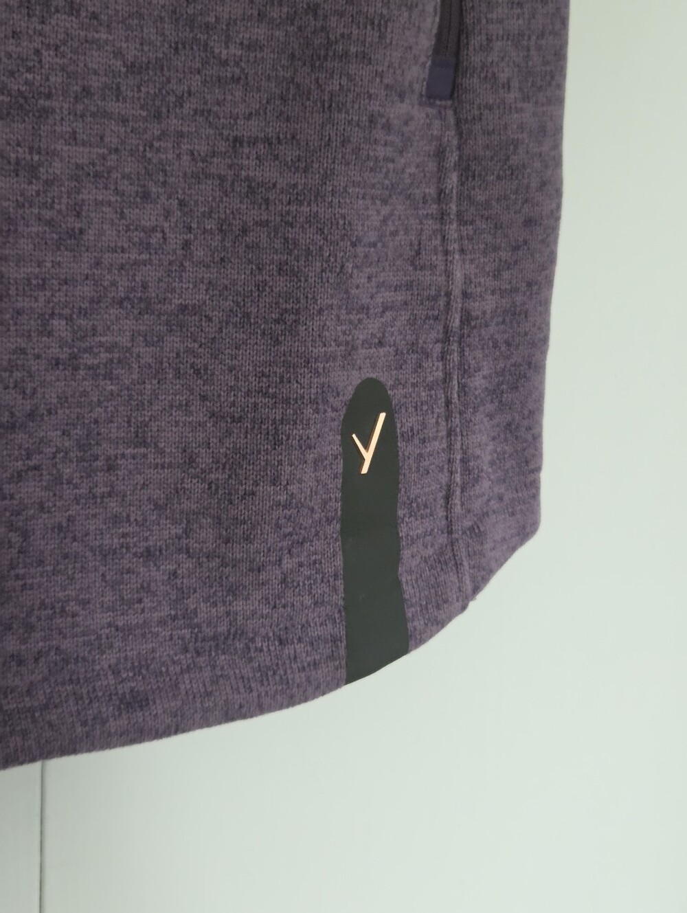 Indyeva Sleeveless Turtleneck Pullover Sweater Vest in Purple - Picture 4 of 5